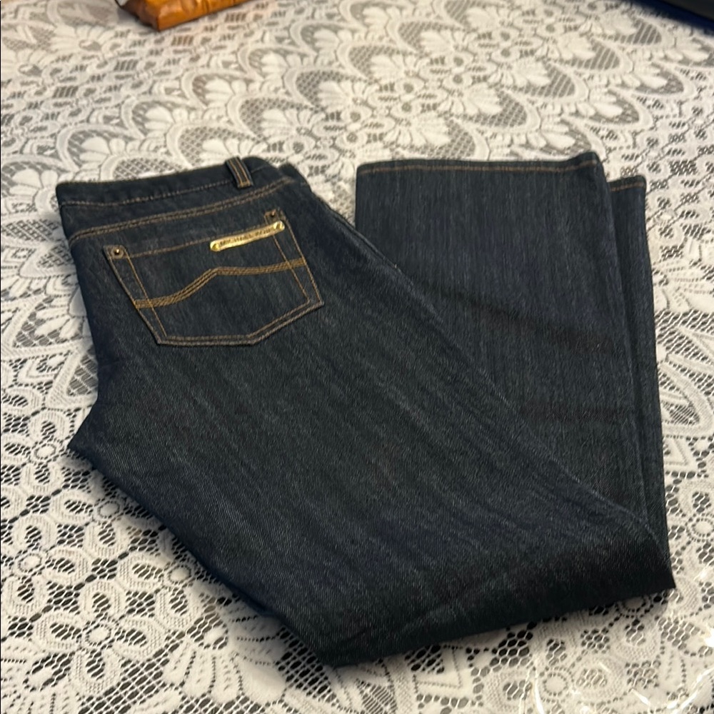 Michael Kors Dark Blue Boot Cut Jeans